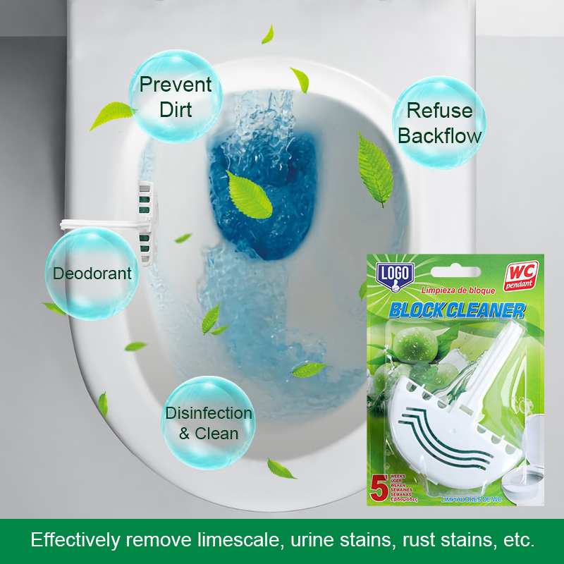 Odm Oem Toilet Air Freshener Fragrance Ball Deodorization Toilet Rim Block Odor Eliminator Wc Cleaner