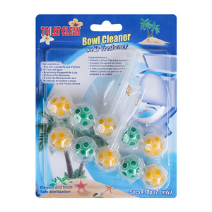 Factory Price 2Pcs Effervescent Toilet Cleaner Cleaning Balls Flush Deodorizer Hanging Toilet Rim Block