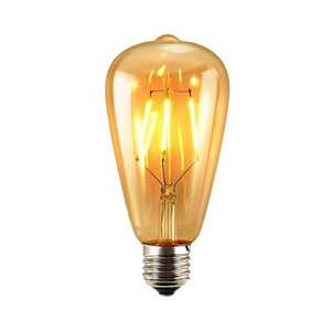 Vintage E27 E26 4W 12V 24V 12-24V DC Dimmable ST64 LED Filament Bulb