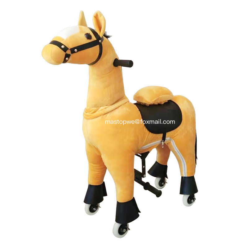 2021 High quality CE/EN71 Mechanical Ride on animal pony toy for sale