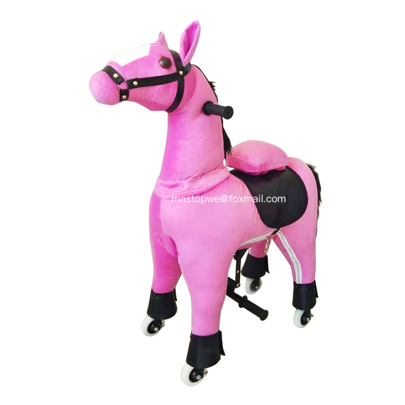 2021 High quality CE/EN71 Mechanical Ride on animal pony toy for sale