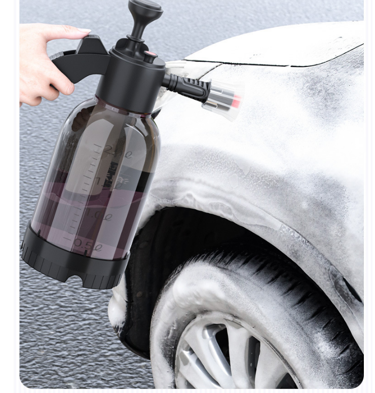 2L Car wash pressure foam spray can multi-functional  home dual-purpose fan super foam bottle sprayer car wash tool accessories