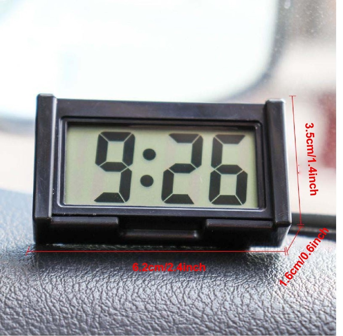 TY Car console large screen digital display car clock Mini car electronic clock Auto supplies Auto parts