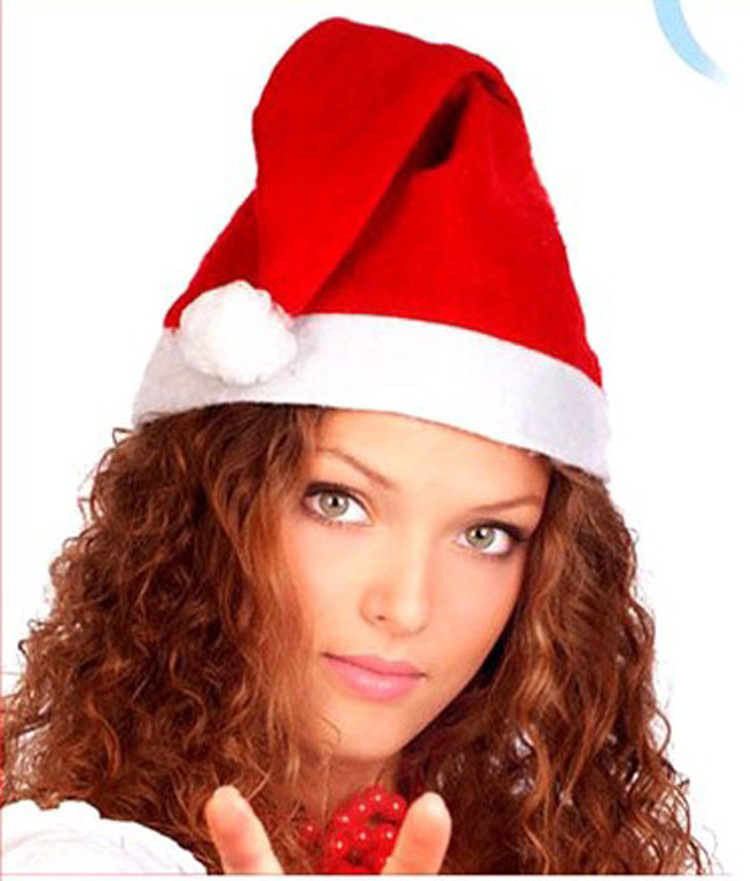 Custom logo Adult Children Christmas hat Christmas decorations Dance party Christmas hat decoration accessories