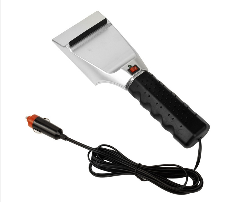 Snow plow electric heating snow plow Car window glass defrost deicing shovel 12v winter ice scraper tool