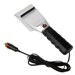 Snow plow electric heating snow plow Car window glass defrost deicing shovel 12v winter ice scraper tool