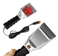 Snow plow electric heating snow plow Car window glass defrost deicing shovel 12v winter ice scraper tool