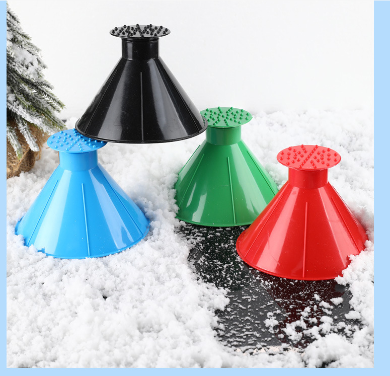 Customizable snow blower Windshield cone deicing cleaning tool Car snow scraper Ice scraper Car accessories