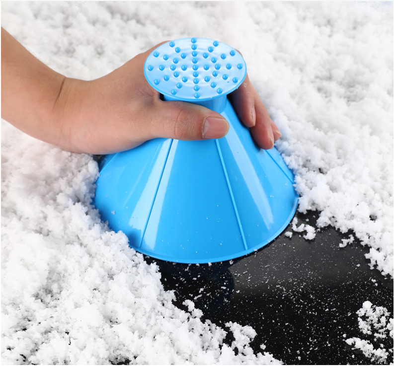 Customizable snow blower Windshield cone deicing cleaning tool Car snow scraper Ice scraper Car accessories