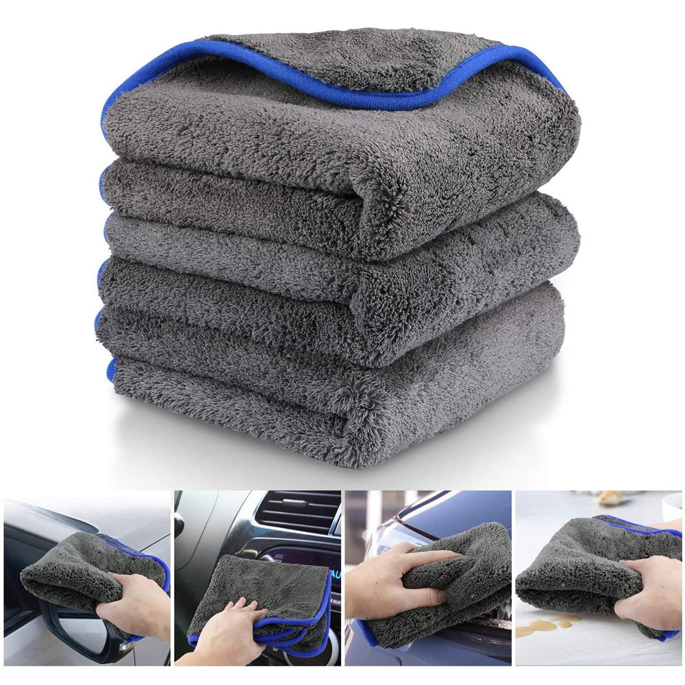 1200GSM Car Detailing Car Wash Microfiber Towel  Cleaning Drying Auto Washing Cloth Micro Fiber Rag Car  Accessories