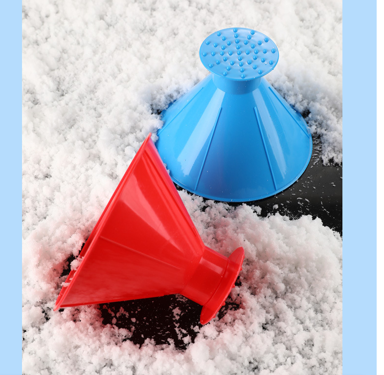 Customizable snow blower Windshield cone deicing cleaning tool Car snow scraper Ice scraper Car accessories