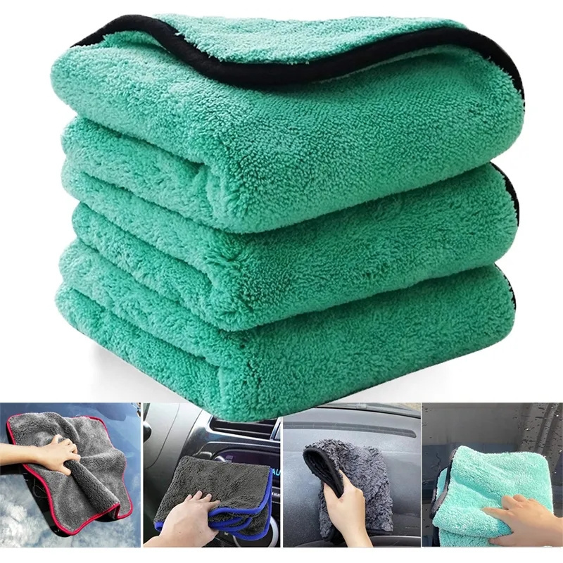 1200GSM Car Detailing Car Wash Microfiber Towel  Cleaning Drying Auto Washing Cloth Micro Fiber Rag Car  Accessories