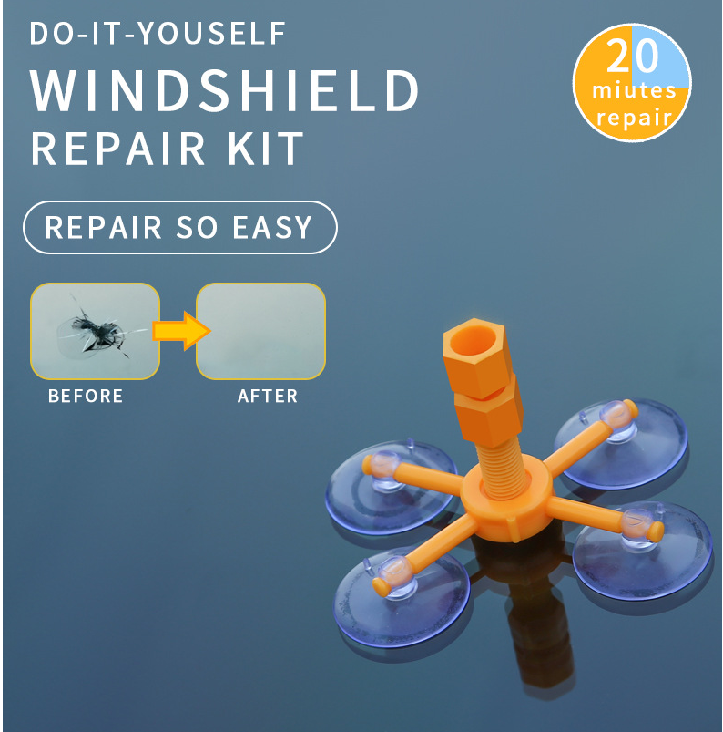 Handy Car Windshield Repair tool Cracked Glass Repair Liquid glass Repair tool Auto parts Car care products