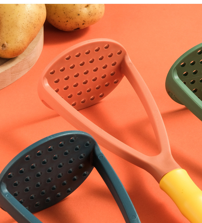 Manual masher Garlic ground melon fruit potato press baby food potato press Kitchen tool Mashed potato press