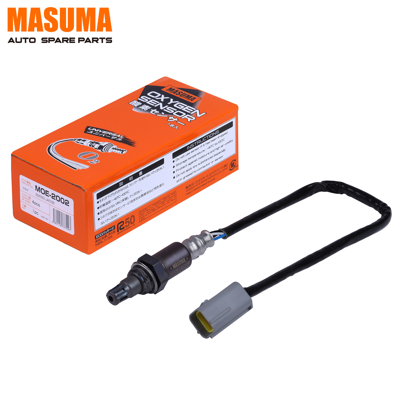 MOE-2002 MASUMA Auto car Lambda Oxygen Sensor GVFR RF 22693-JA00B 22693-JA00B 22693-ZE00A