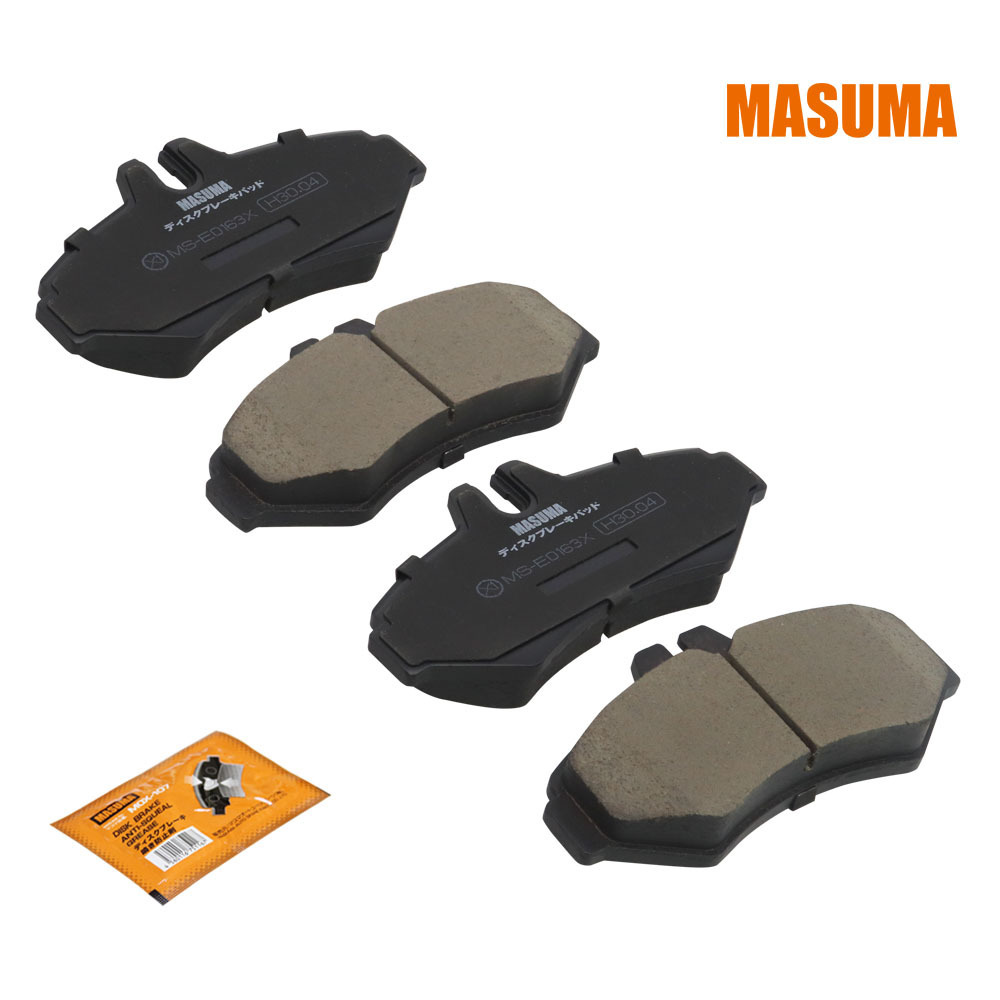 MS-E0163X MASUMA Auto Spare Parts and Rear Brake pads system Semi Metallic A0084204320