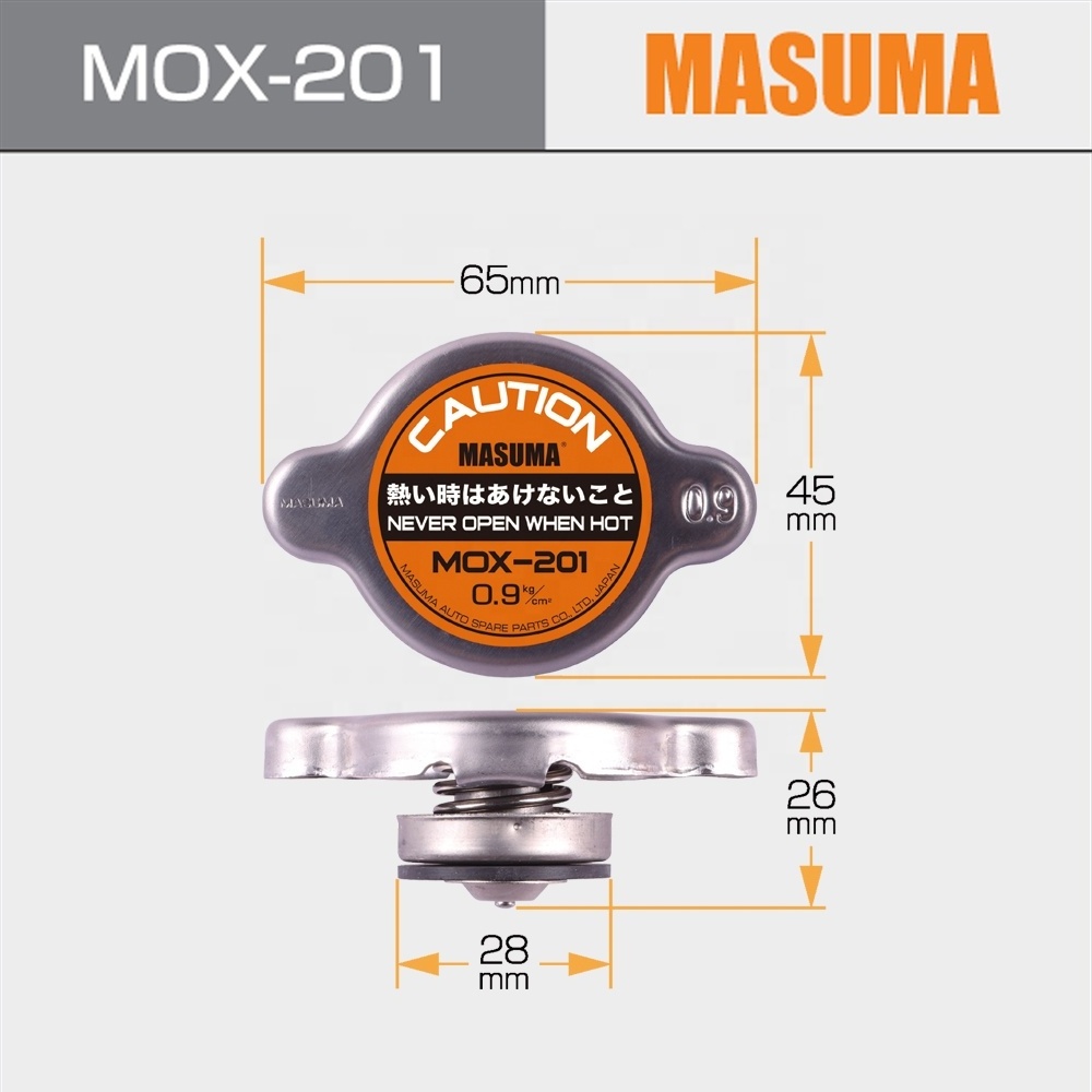 MOX-201 MASUMA protection oil radiator cover 0225-10-144 16045-KE1-003 16401-15210 16401-16010 16401-50040 16401-50051