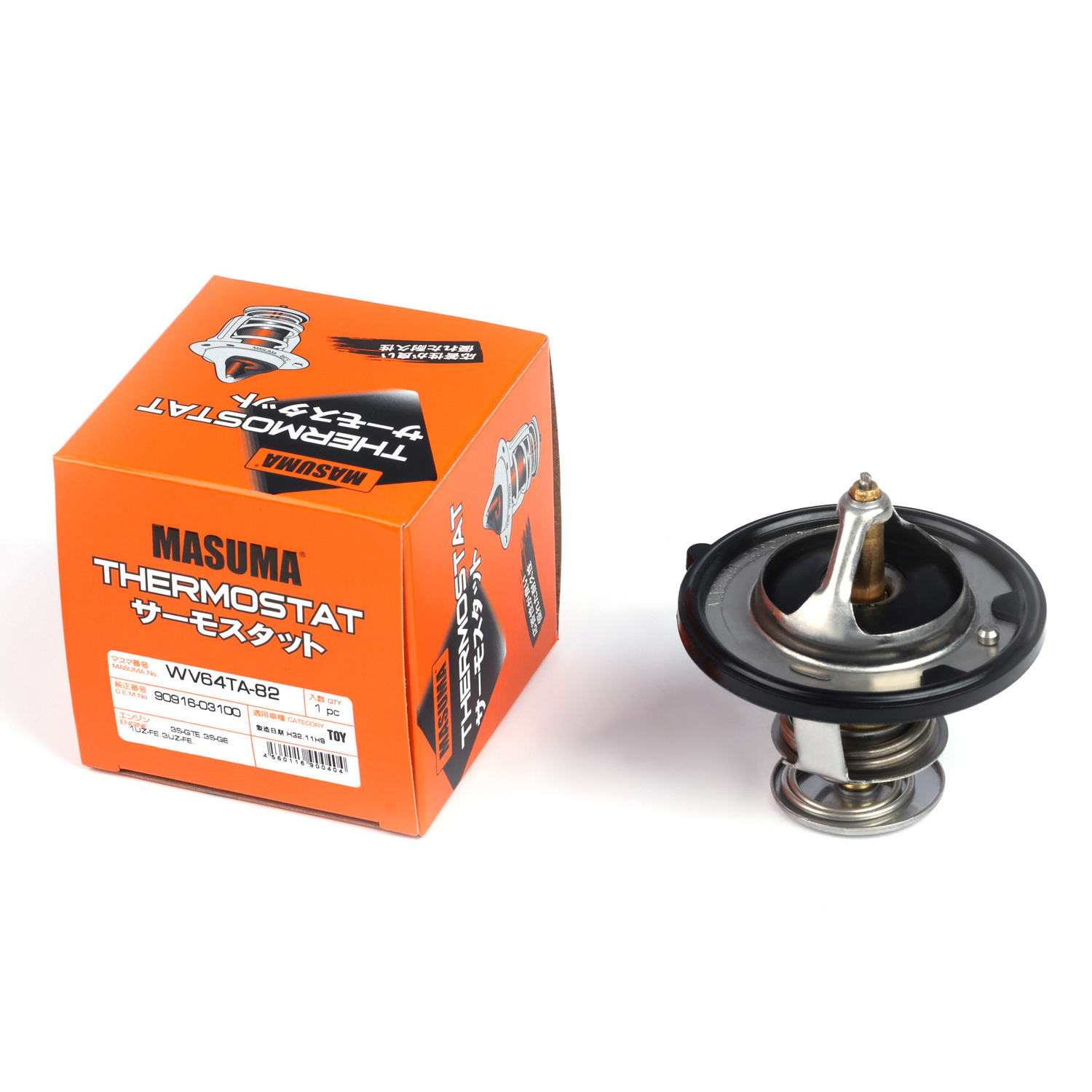 Masuma WV64TA-82 Auto Parts Engine Thermostat for Car Toyota Lexus