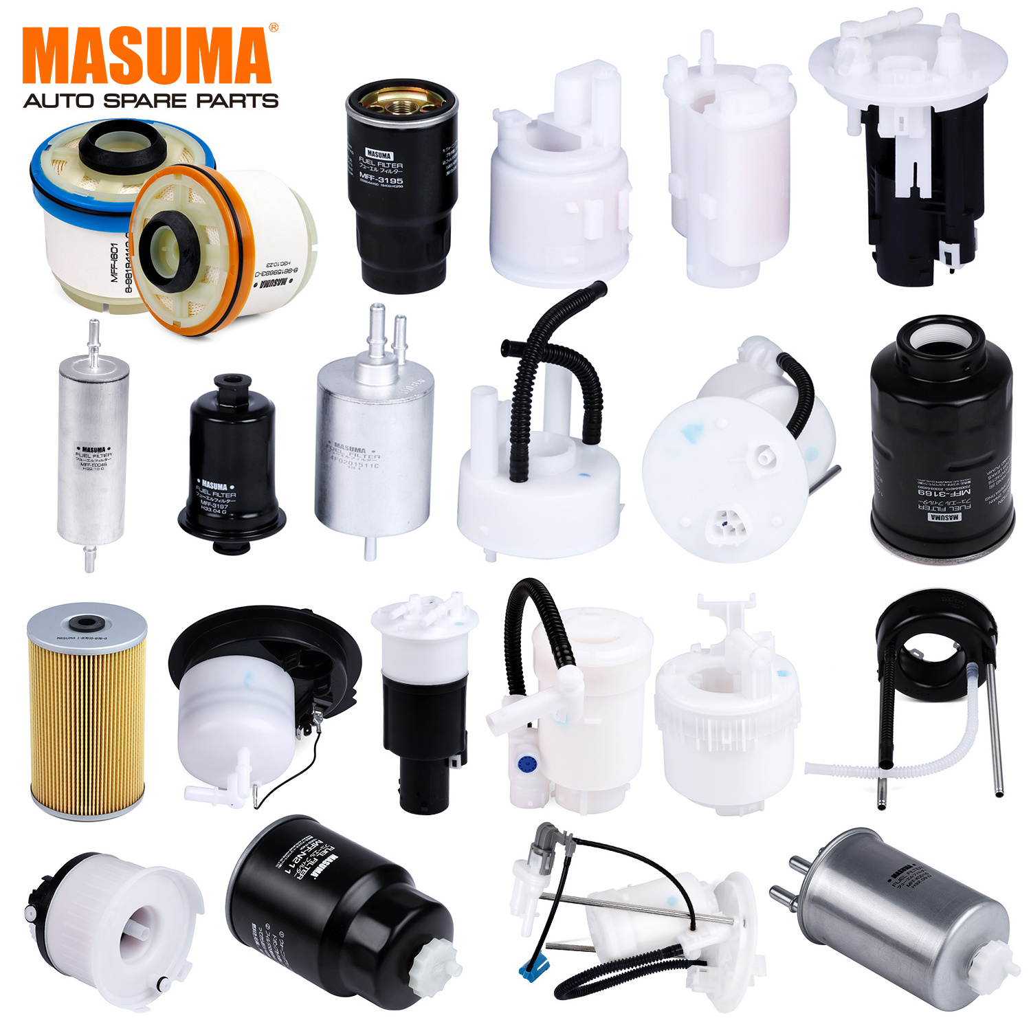 Auto Car Automotive Diesel Engine Filter Element Fuel Filter for toyota suzuki mercedes honda bmw peugeot isuzu nissan hyundai