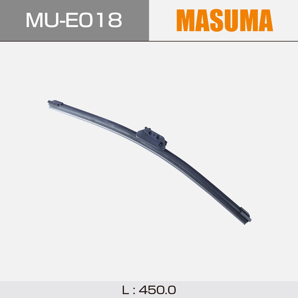 MU-E018 MASUMA Iron frame best quality adaptor refresh wipers Repair Metal Windscreen Rubber Strips Car Windshield Wiper Blade