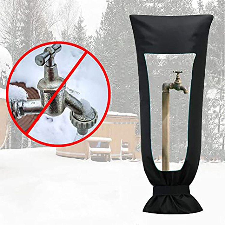 XZ Outdoor Water Faucet Cover Socks Freeze Protection Pipe Insulation Reusable Faucet Cover for Winter