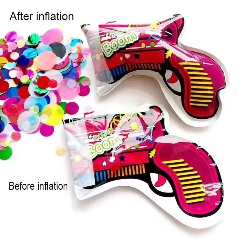 Hand-held confetti salutes Wedding, birthday, graduation, fun party supplies