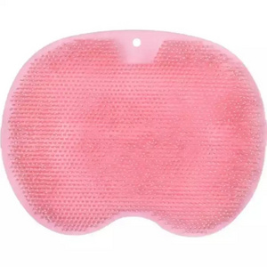 RTS Shower Foot Massager Scrubber Household Bathroom Foot Rubbing Mat with non-slip suction cups