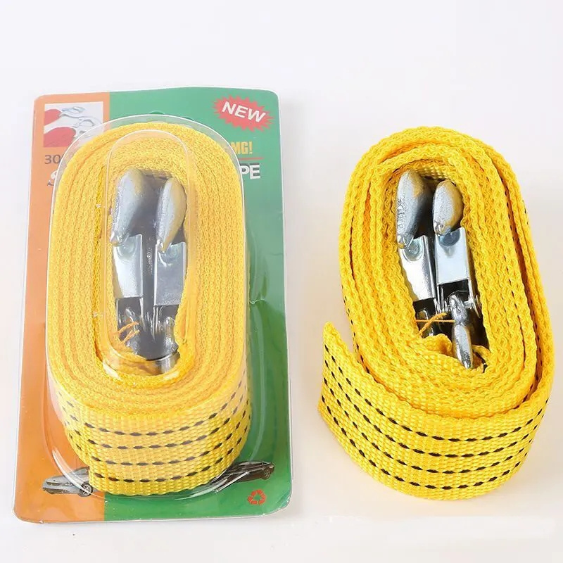 4 Meter Retractable Truck Tow Rope Car emergency tow rope Towing Strap With Hook auto parts