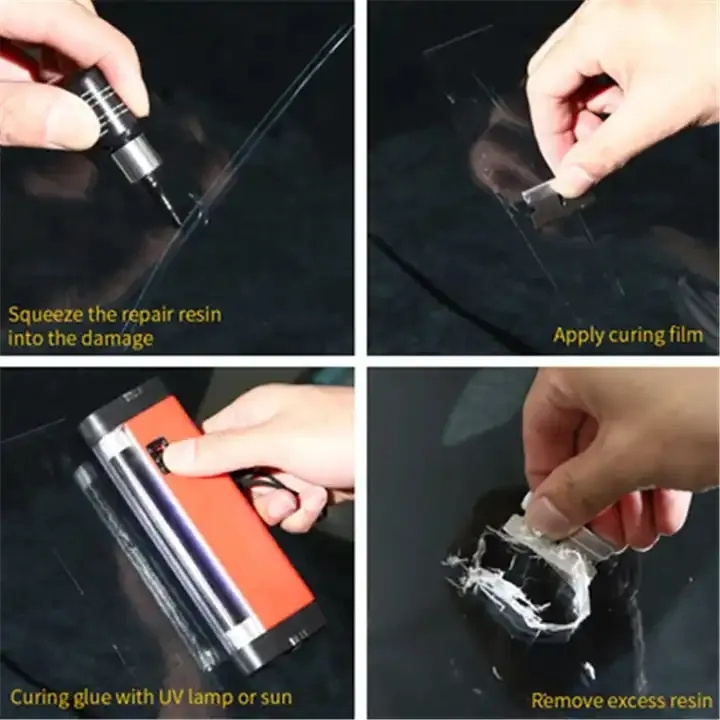 Car nano Glass Repair fluid Kit DIY Auto windshield Chip Crack Repair Tool Scratch Restore Tool