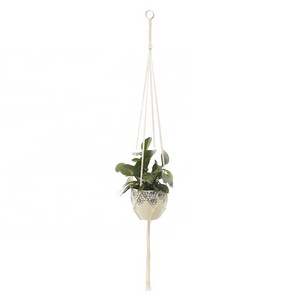 YDM  Handmade Hanging Baskets Flowerpot Plant Holder Macrame Plant Hanger Indoor Wall Hanging Planter Plant Holder Basket