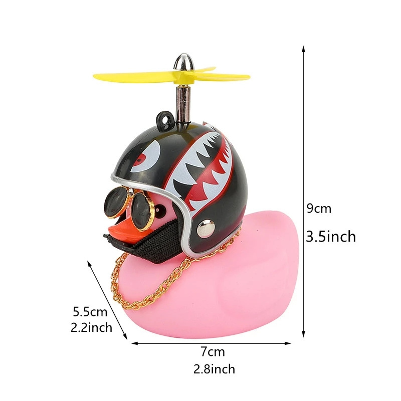 RTS YDM helmet broken wind pink duck car pink yellow duck lovely car accessories car interior decoration