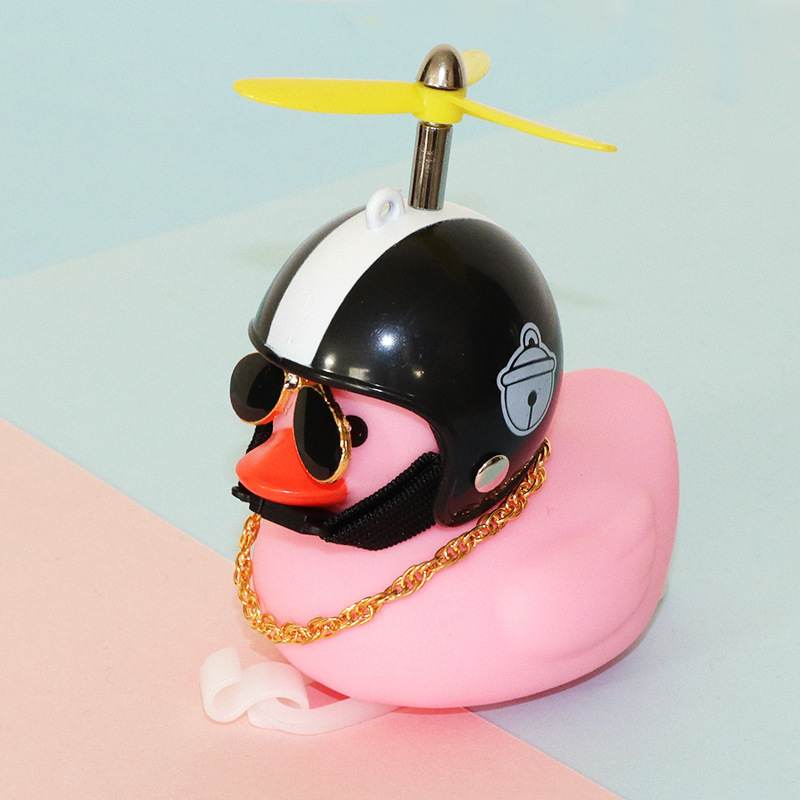 RTS YDM helmet broken wind pink duck car pink yellow duck lovely car accessories car interior decoration