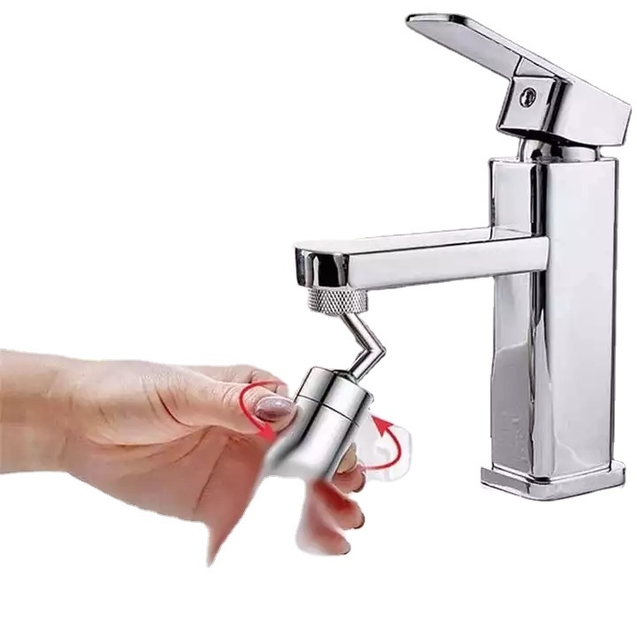 720 Degrees Universal Splash Filter Faucet Spray Head Anti Splash Filter Faucet Movable Kitchen Tap Water Saving Nozzle Sprayer