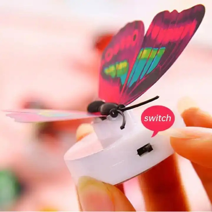 YDM 3D butterfly night light creative toy colorful light luminous butterfly night light sticker led