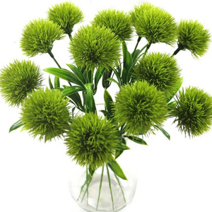 Hot Sale plastic chrysanthemum pompon flower artificial dandelion Home Decoration Wedding Decor