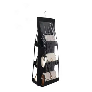 Wallet ToteYDM  Bag Storage Bag Door Sundries Hanger Storage Closet Hanger 8 Pocket Foldable Hanging Bag 3 Layer Folding Shelf