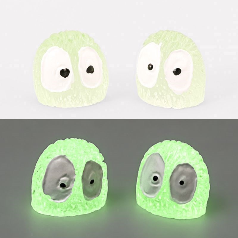 100pcs Mini Luminous Briquettes Elfs Resin for Crystal Accessories Ornament Luminous Glow in dark Mini Fairy Garden Decoration