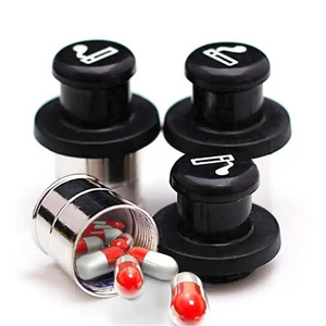 ODM/OEM Secret Stash Car Lighter Shape Plastic Storage Pill Box Storage Sealed Stash Jar with Lid