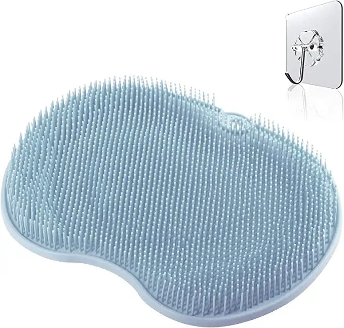 Shower Body Foot Cleaner & Back Massager Scrubber Mat Non Slip Suction Cups Shower bath Mat