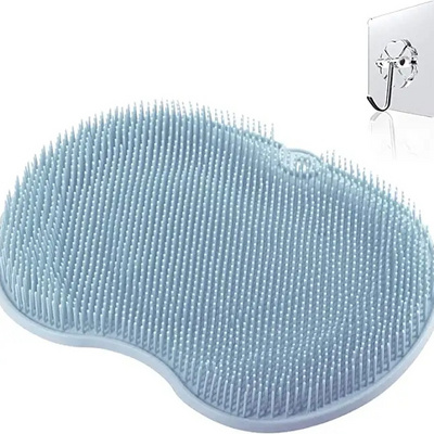 Shower Body Foot Cleaner & Back Massager Scrubber Mat Non Slip Suction Cups Shower bath Mat