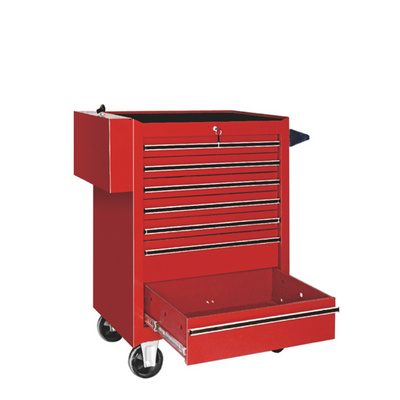 Workshop Professional Heavy Duty Mechanical Storage Garage Chest Metal 7 Drawer Tool Chest On Wheels