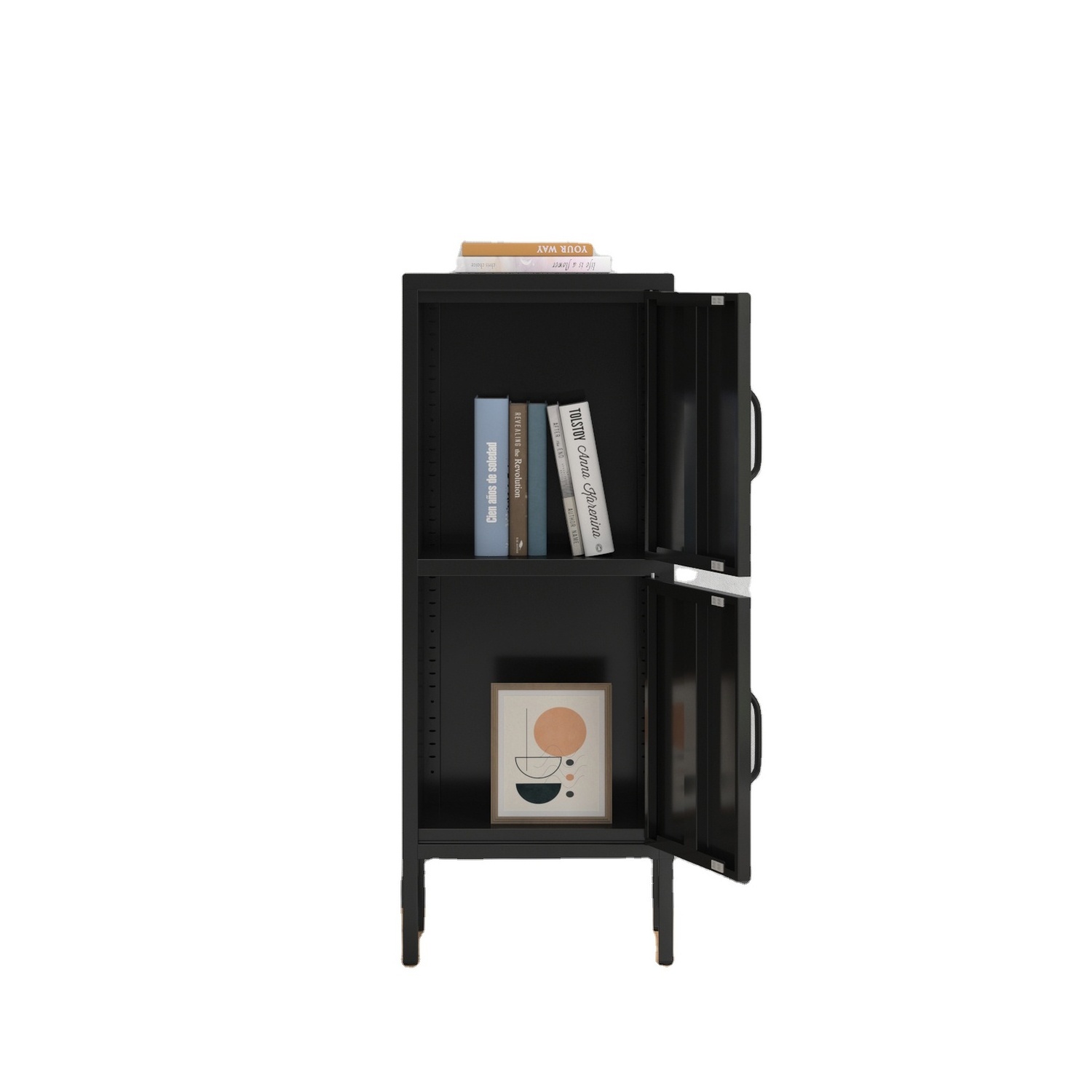 Good Design Multifunctional 2 Doors Storage Side Cabinet Steel Home Locker