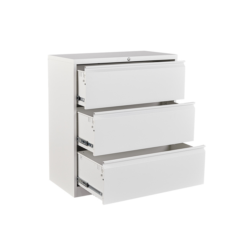 Customized Office Steel Storage Lateral File Cabinet Vertical Metal 4 Drawer Filing Steel Cabinet