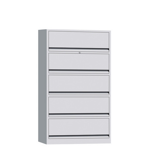 Customized Office Steel Storage Lateral File Cabinet Vertical Metal 4 Drawer Filing Steel Cabinet