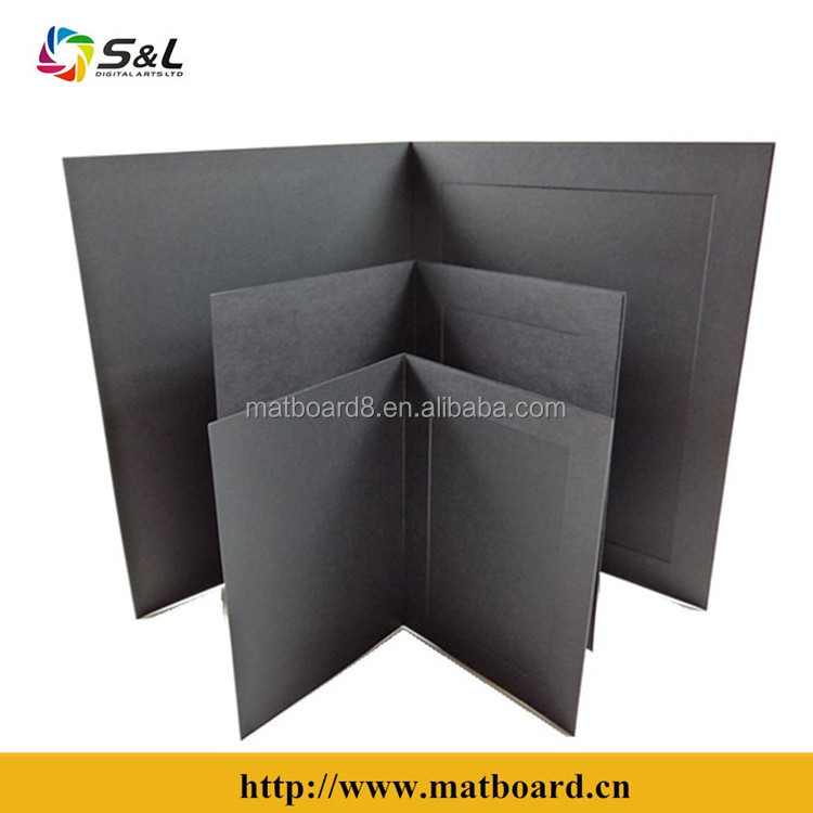 paper slip in photo folders 4x6 5x7 8x10 8x12 a4 matboard Linen Paper Photo Frame Holder