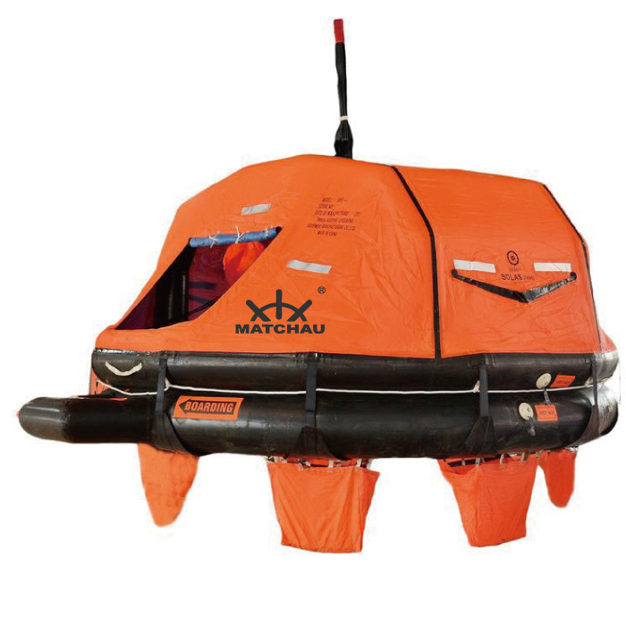 CCS/EC approved  Davit-launching Seif-righting Inflatable Life raft