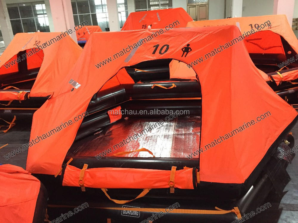 High Quality 20 Persons Throw Type Inflatable Life Raft