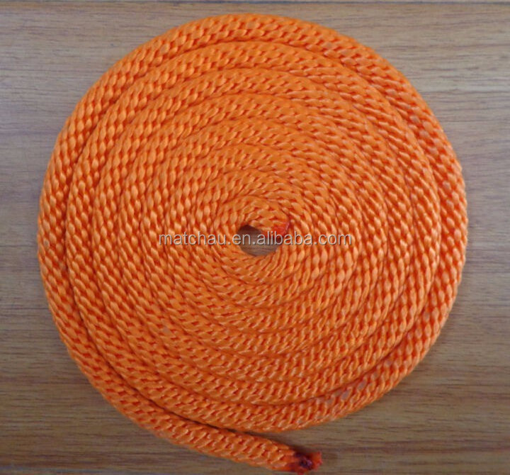 3-Strand Ship Used PP Mooring Ropes for Sale