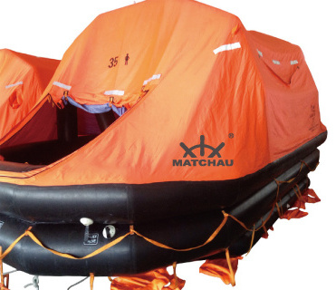 CCS/EC approved  Davit-launching Seif-righting Inflatable Life raft