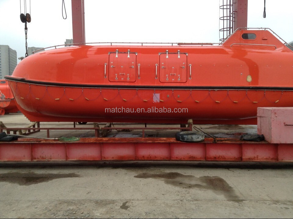 Solas Marine Emergency Rescue Boat Free Fall Life Boat Partially Enclosed Life Boat